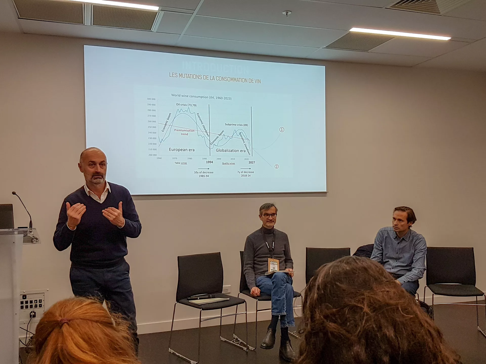 Conférence de présentation du livre blanc au salon vinitech sifel